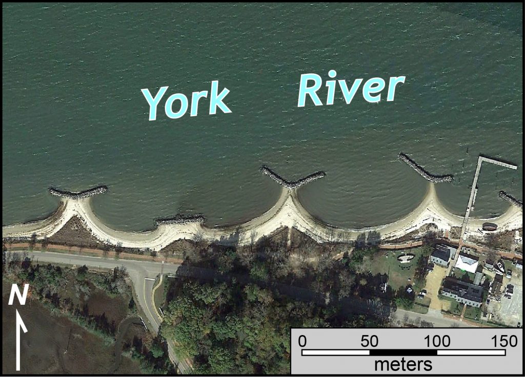 Coastal defenses at Yorktown