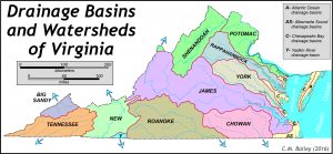 Hydrology The Geology Of Virginia   VAwatersheds 300x139 